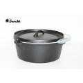 Camping Kochbekleidung Gusseisen Deep Camp Dutch Oven